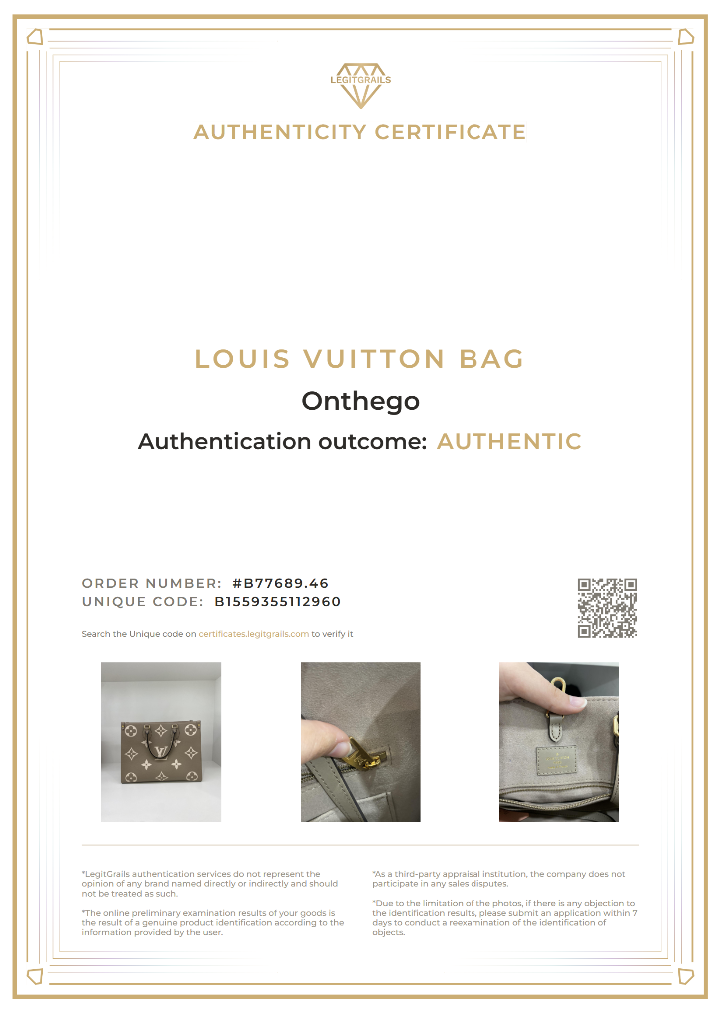 Louis Vuitton Onthego MM Beige