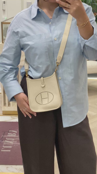 Hermes Mini Evelyne Craie GHW