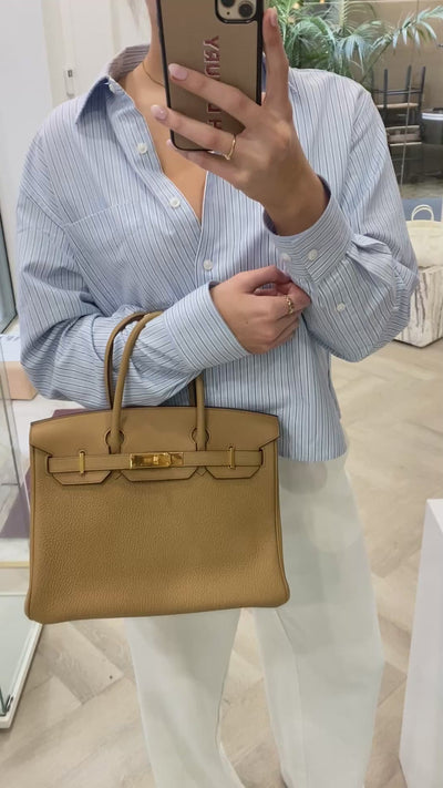 Hermes 3in1 Birkin 30 Biscuit GHW