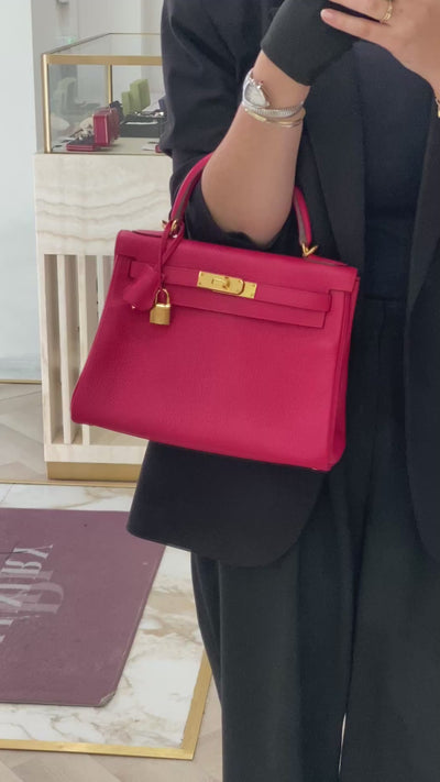 Hermes Kelly 28 Rose Extreme