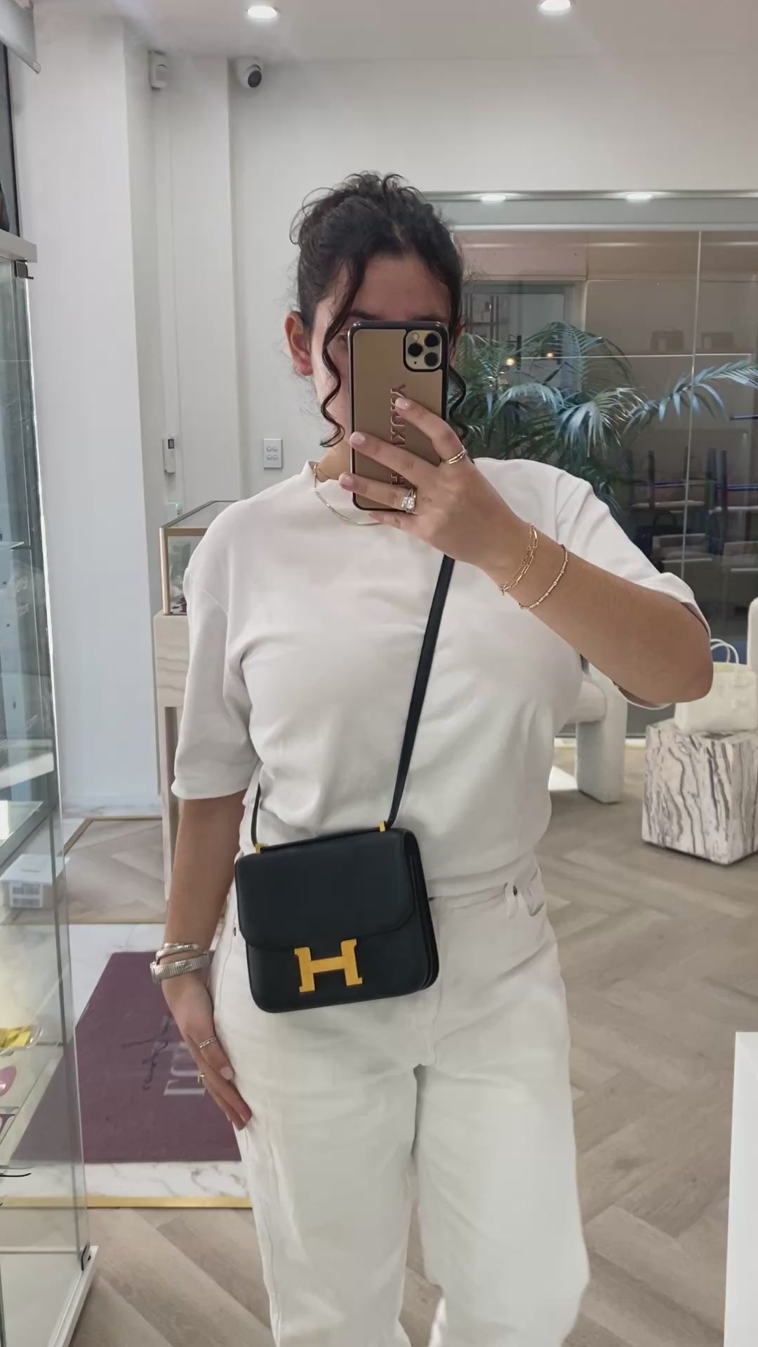 Hermes Constance 18 Noir GHW