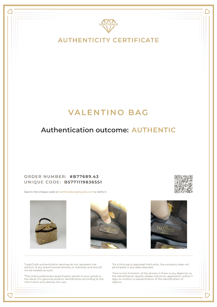 Valentino Roman Stud The Handle Small Canvas