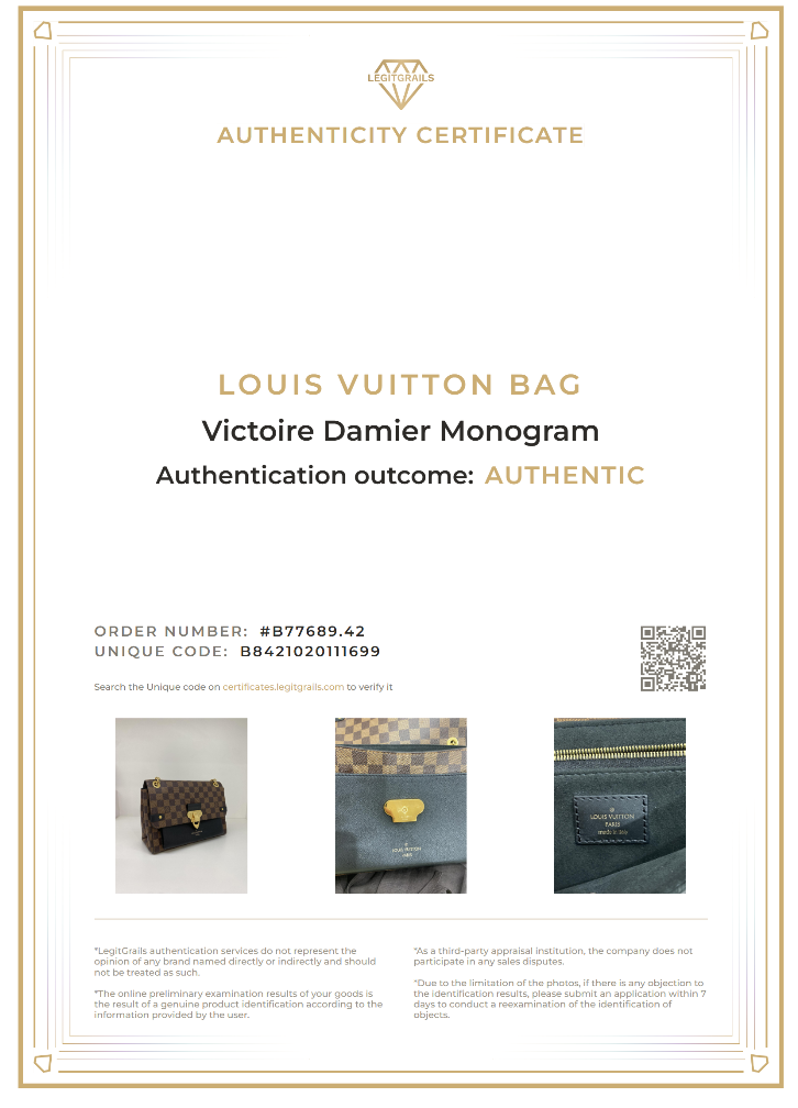Louis Vuitton Victoire Monogram GHW
