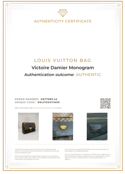 Louis Vuitton Victoire Monogram GHW