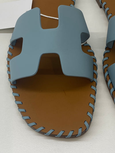 Hermes Oran Sandals - Light Blue 39 - SOLD