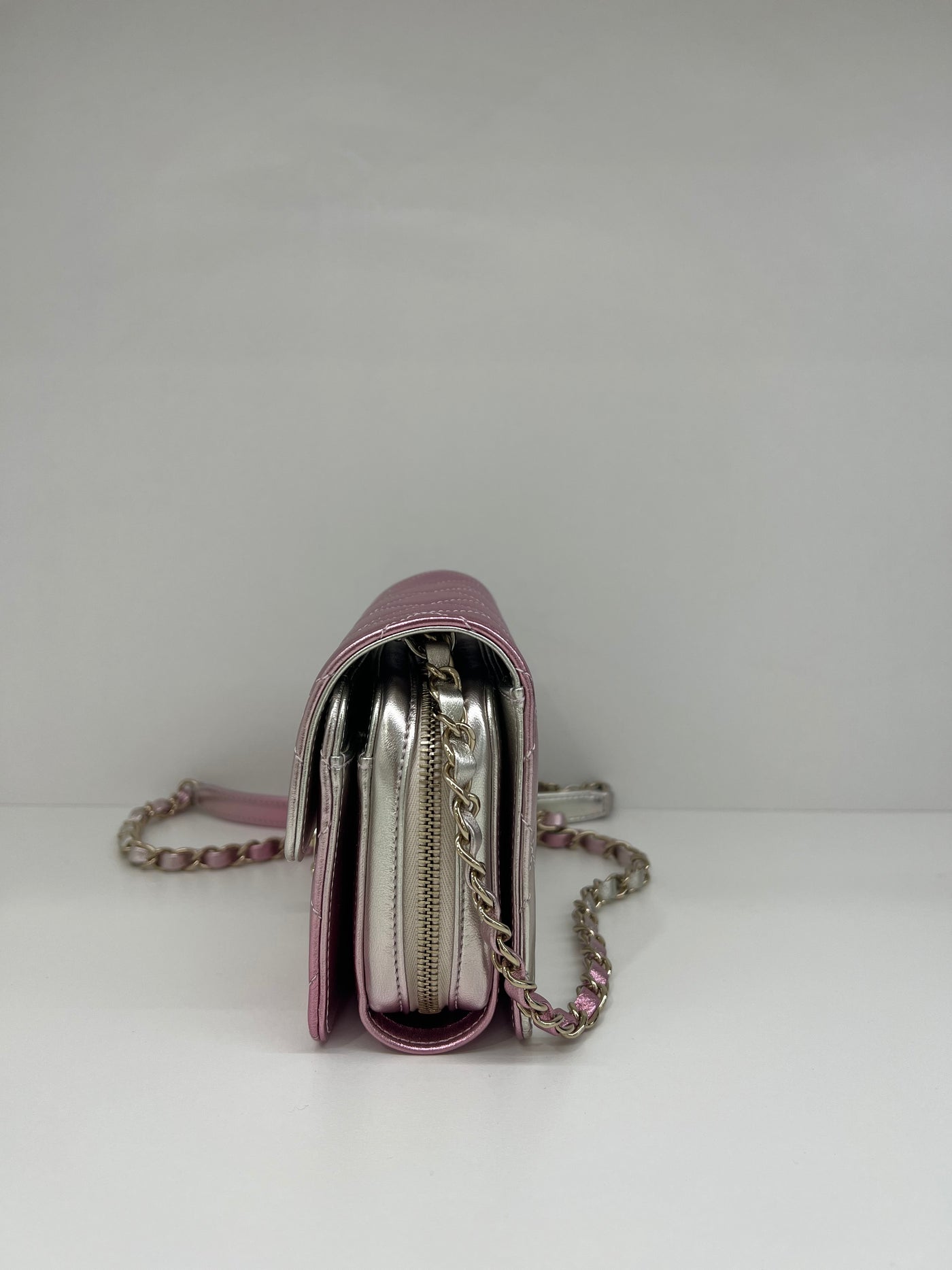 Chanel Metallic Like A Wallet Flap - Pink - SOLD