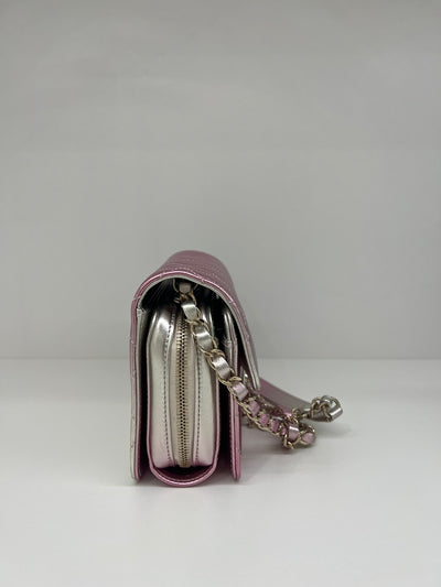 Chanel Metallic Like A Wallet Flap - Pink - SOLD