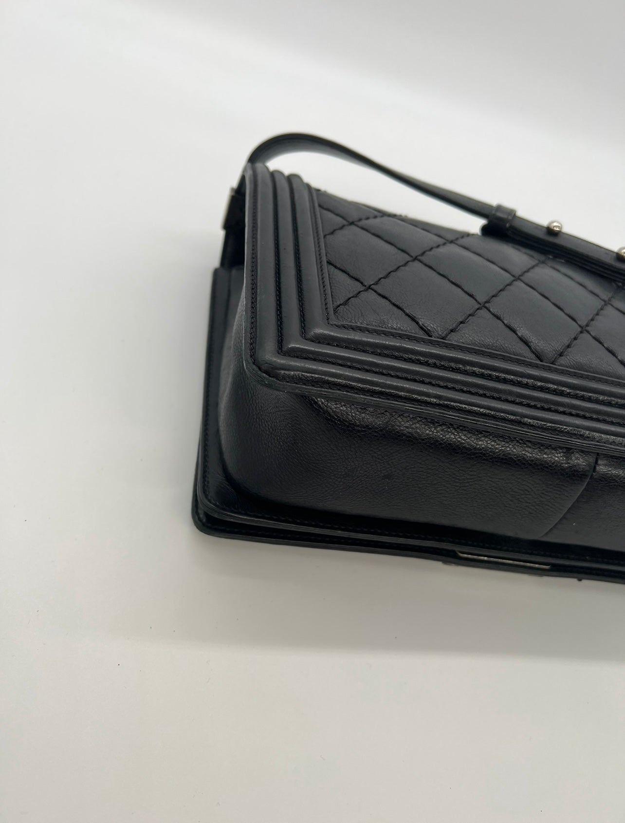 Chanel Boy Bag Large Black Lambskin SHW - SOLD