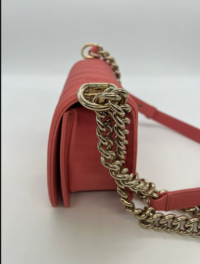Chanel Boy Bag Small Peach Caviar CGHW - SOLD