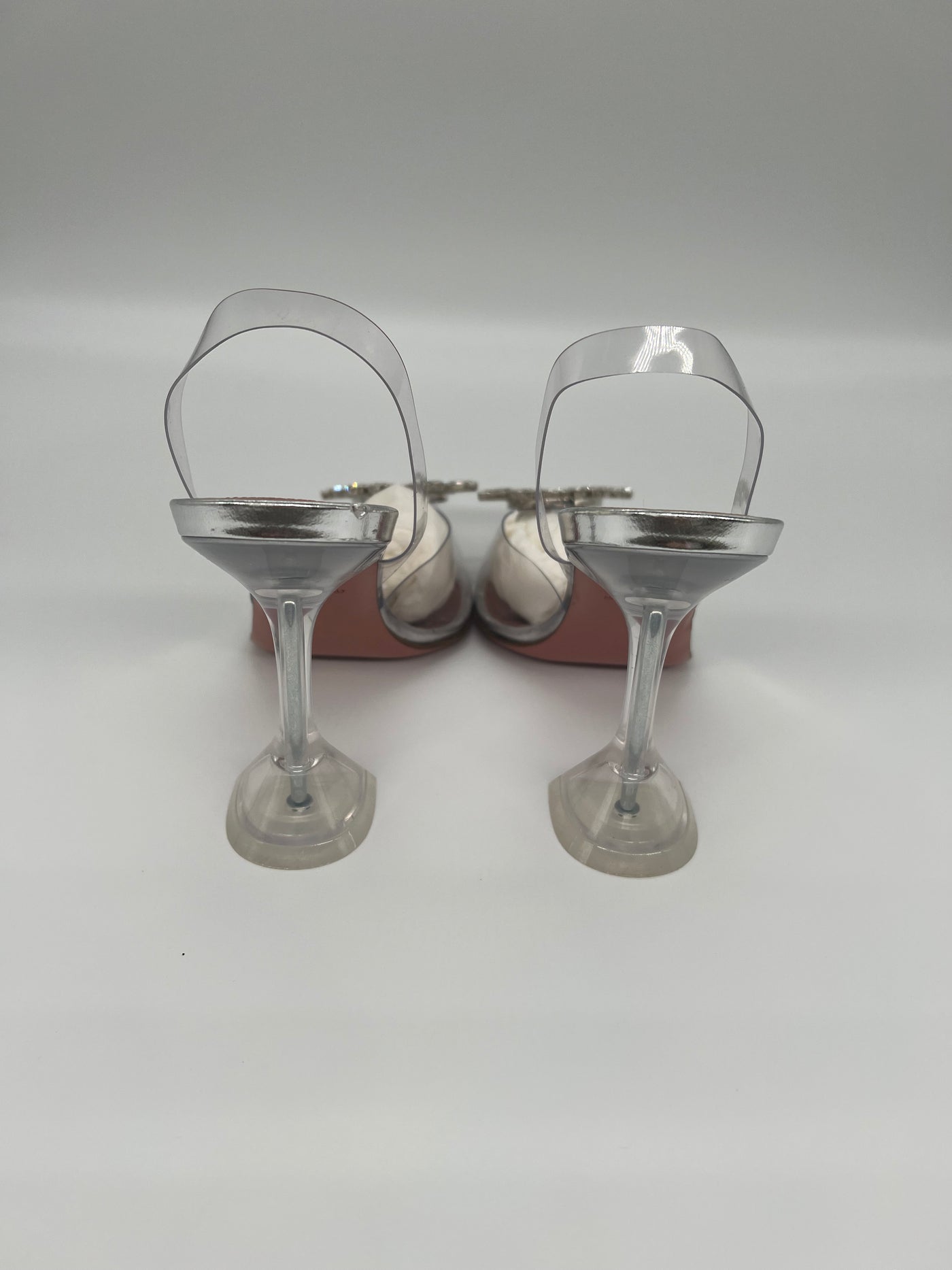 Amina Muaddi Begum Clear PVC - Size 39