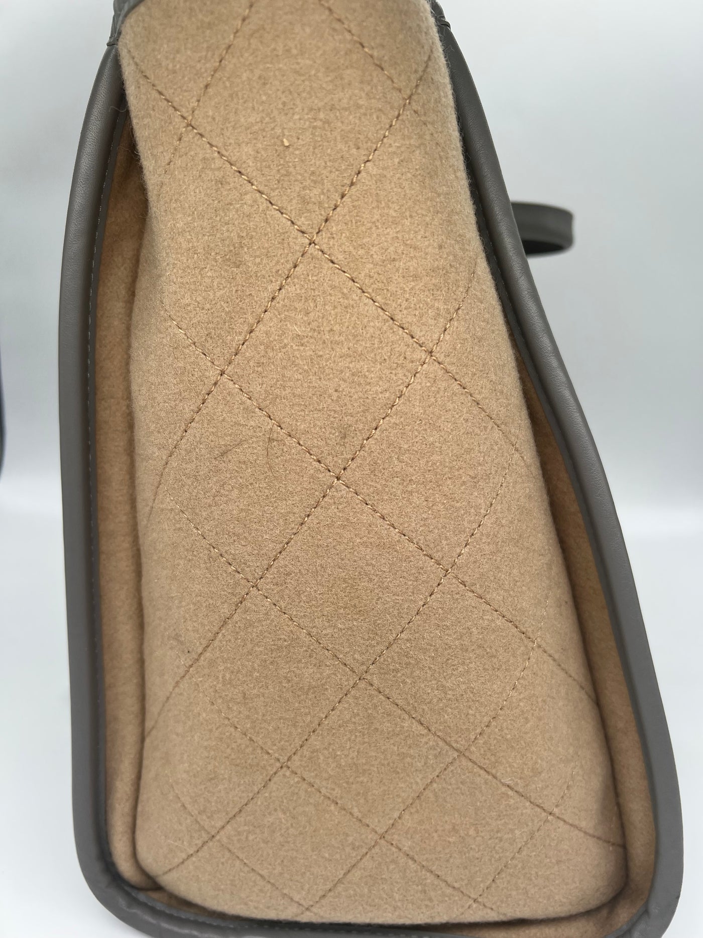 Chanel Deauville Jumbo Grey & Beige