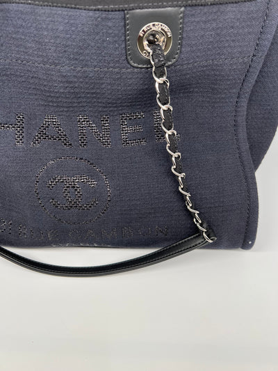 Chanel Deauville Tote Bag - Small Black