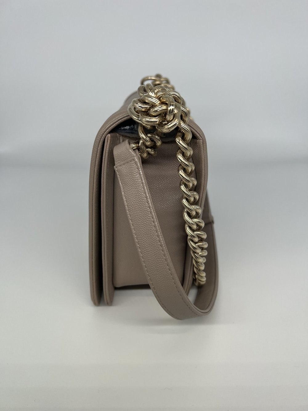 Chanel New Medium Boy Bag - Beige CGHW -SOLD