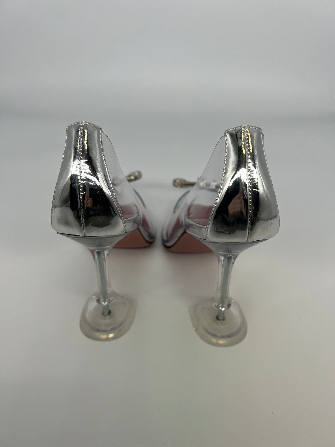 Amina Muaddi Rosie Clear PVC - Size 38.5