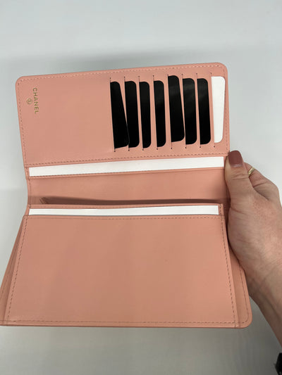 Chanel Boy Wallet Peach -SOLD
