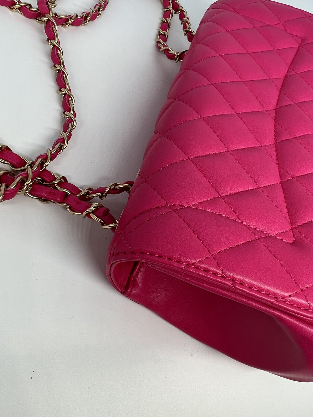 Chanel 2015 Diana Flap Bag Pink GHW - SOLD