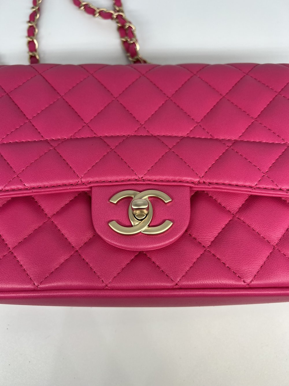 Chanel 2015 Diana Flap Bag Pink GHW - SOLD