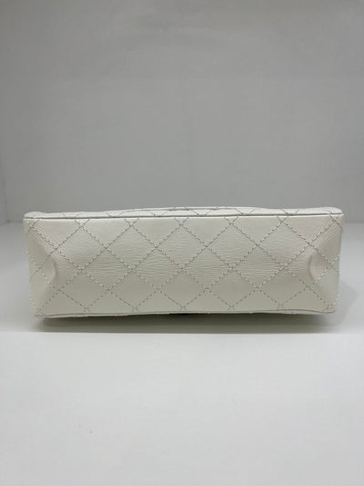 Chanel 2.55 Reissue Small - White Ruthenium Hardware - SOLD