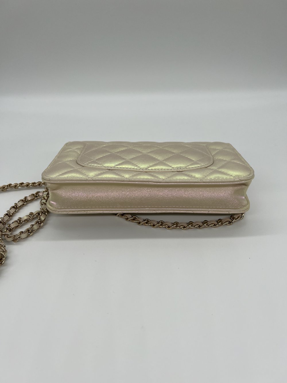 Chanel Wallet On Chain - Ivory Iridescent - SOLD