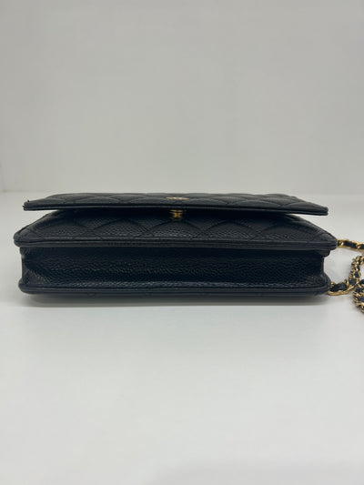 Chanel WOC Black Caviar GHW - SOLD
