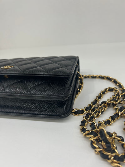 Chanel WOC Black Caviar GHW - SOLD