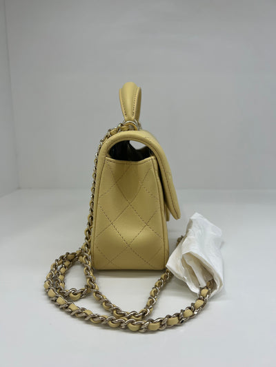 Chanel Top Handle - Yellow CGHW - SOLD