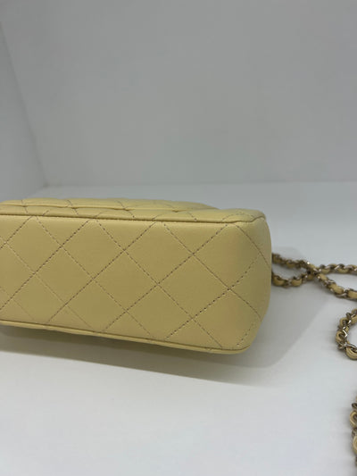 Chanel Top Handle - Yellow CGHW - SOLD