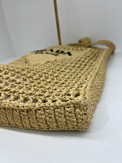 Prada Raffia Tote