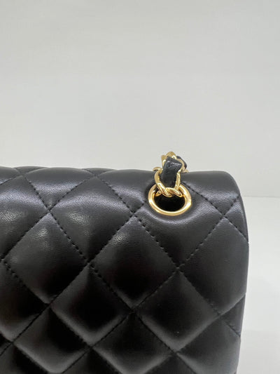 Chanel Large Classic Flap GHW - Lambskin Black - SOLD