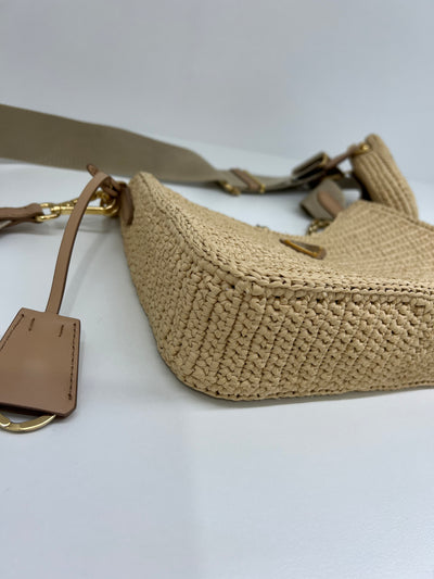 Prada Re-edition Raffia