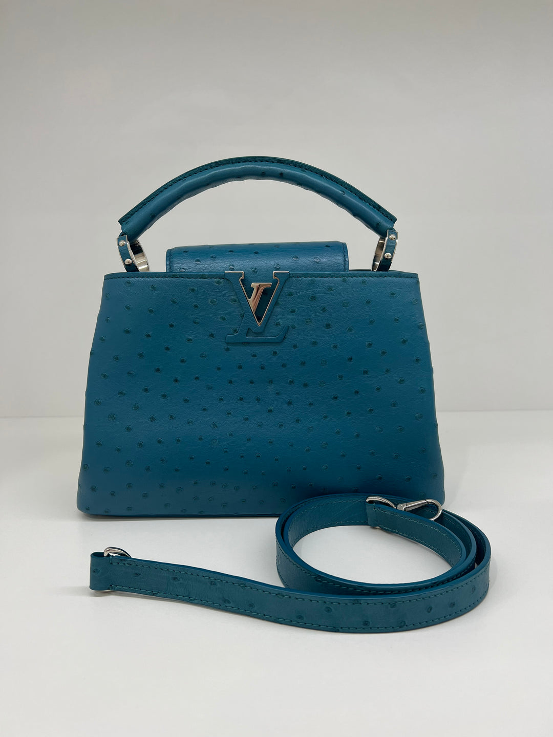 Louis Vuitton Capucines Ostrich Blue – PH Luxury Consignment