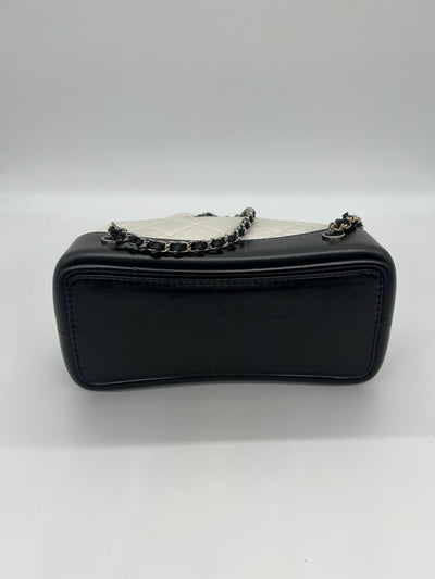 Chanel Gabrielle Backpack White & Black - SOLD