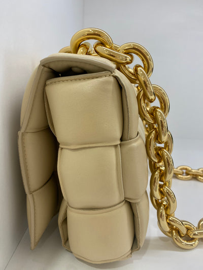 Bottega Veneta Cassette Bag With Chain