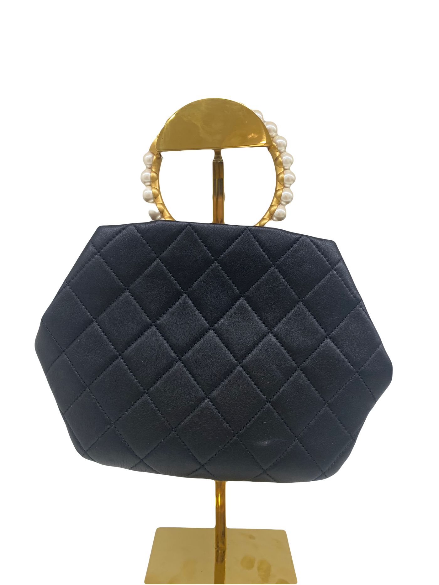 Chanel Clutch with Pearl Handle