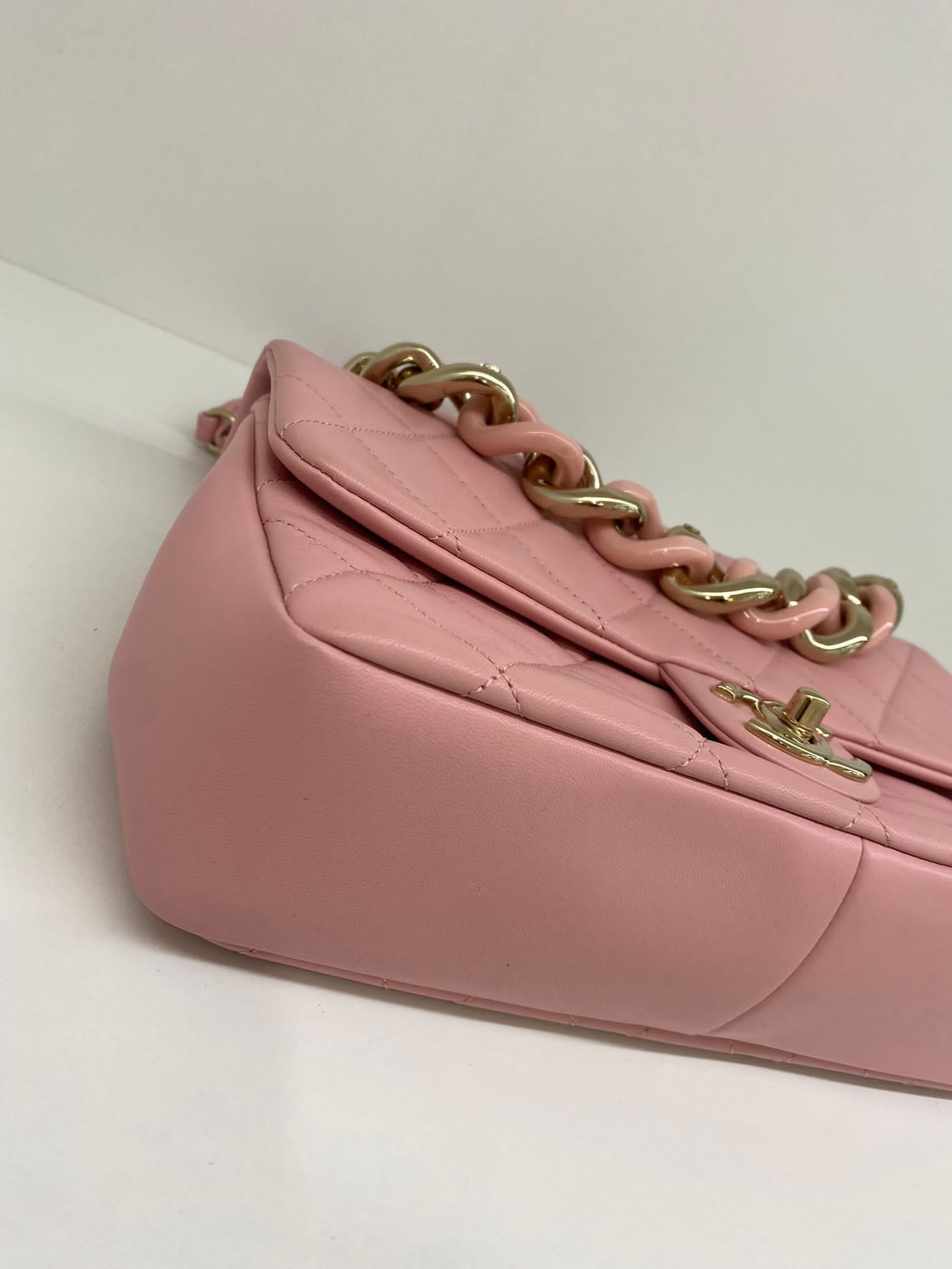 Chanel Light Pink Flap Bag GHW
