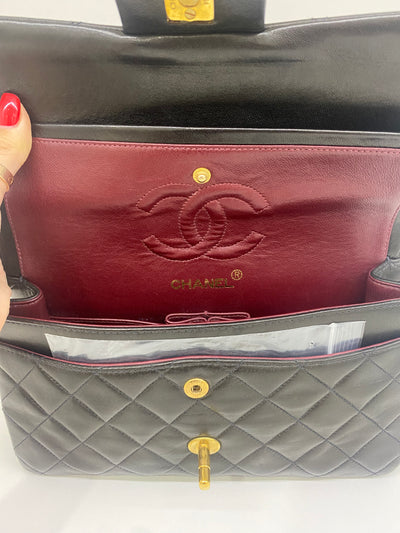 Chanel Vintage Classic Flap Dark Brown - Small GHW