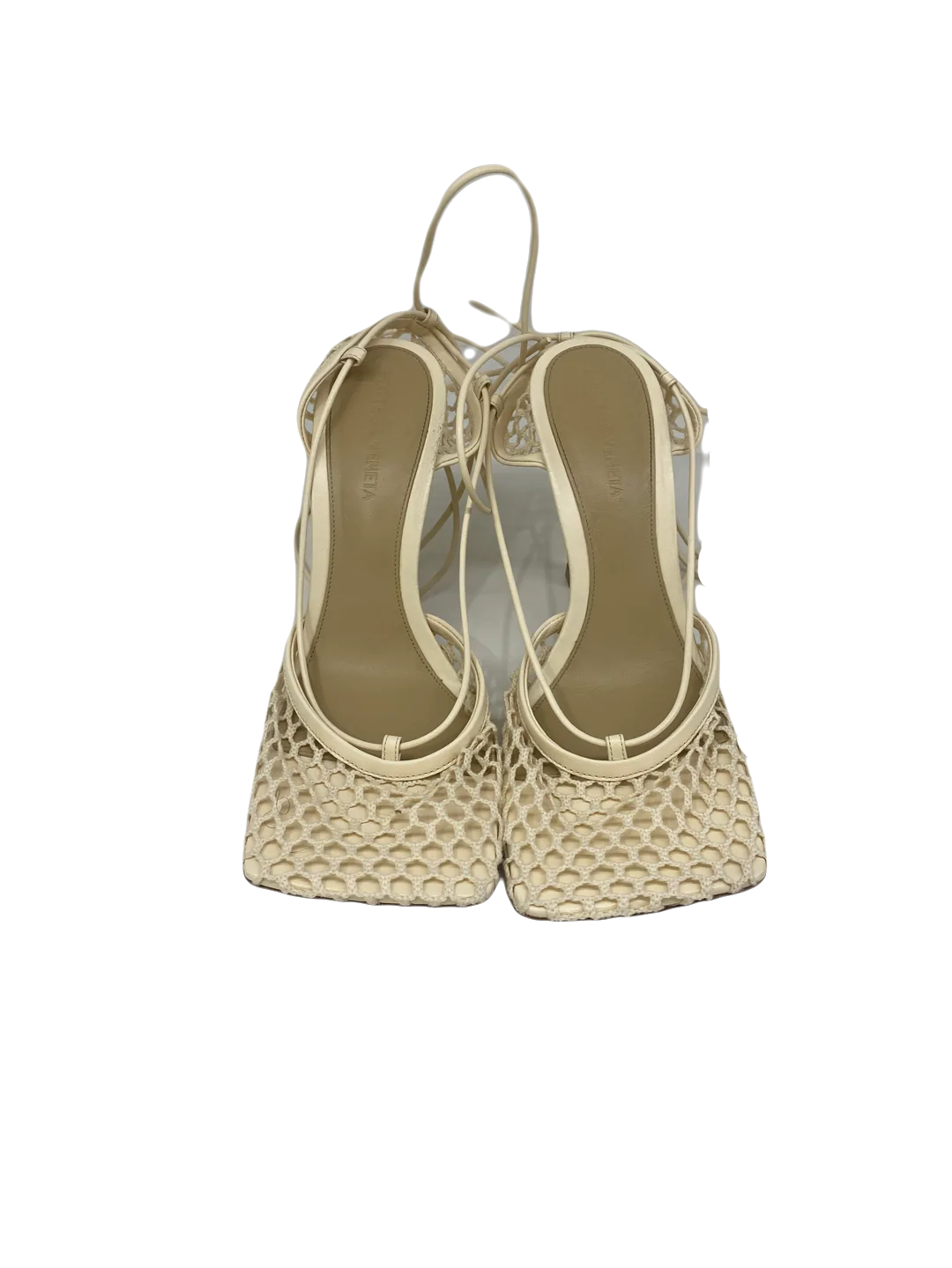 Bottega Veneta Stretch Mesh Pump - Cream size 37