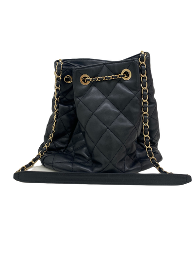 Chanel Bucket Bag Black