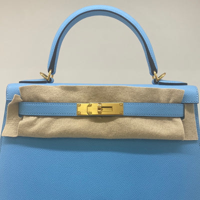 Hermes Kelly 28 Blue Celeste GHW - SOLD