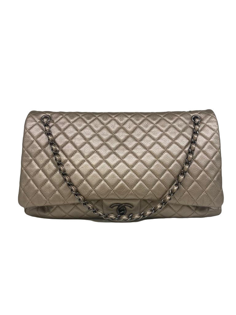 Chanel XXL Travel Bag  - Metallic Rose Gold
