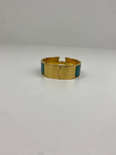 Hermes Clic Clac H Bracelet Blue PM