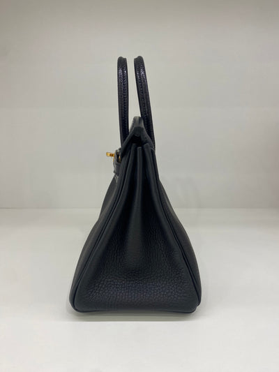 Hermes Birkin 25 Noir GHW Touch