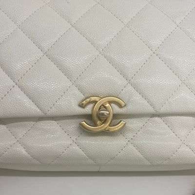 Chanel Flap Bag White GHW