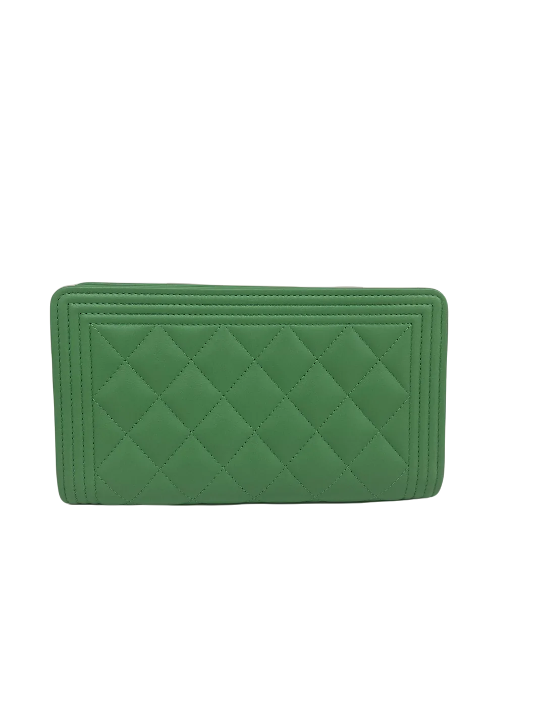 Chanel Light Green Boy Wallet - SOLD
