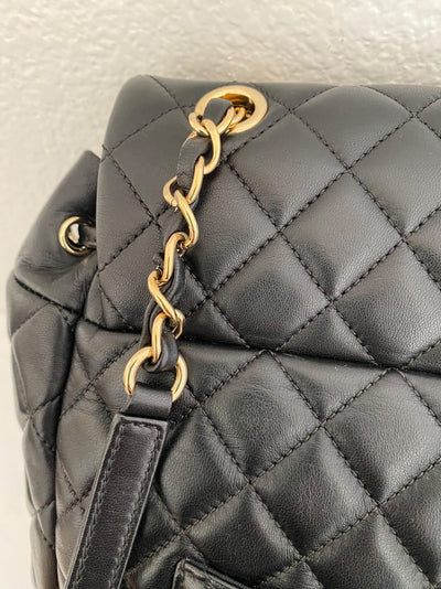 Chanel Urban Spirit Backpack Black GHW (OE)