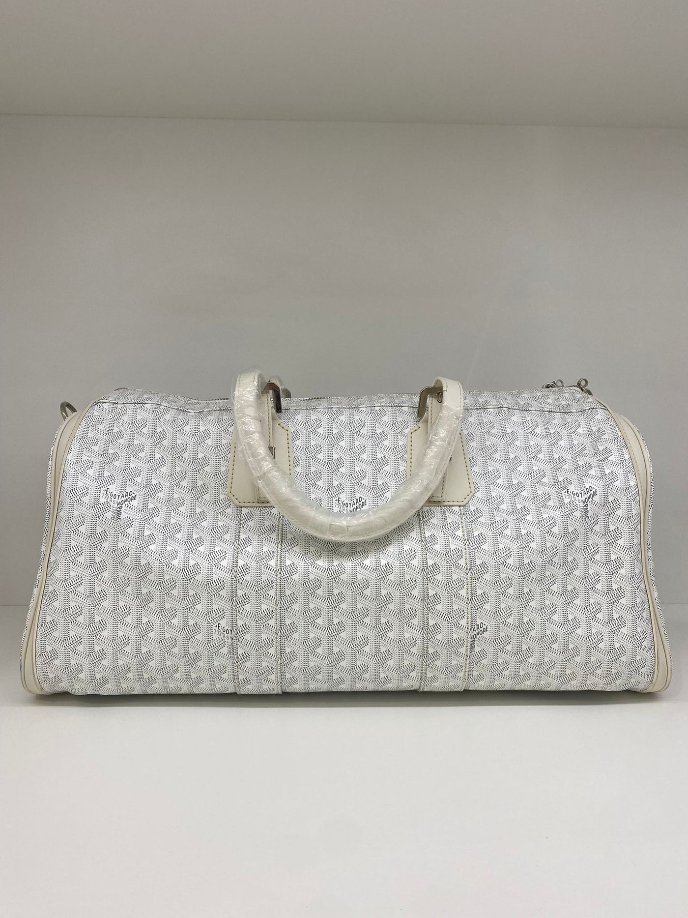 Goyard White Duffle bag - Croisière 50