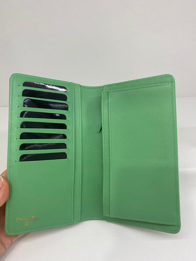 Chanel Light Green Boy Wallet - SOLD