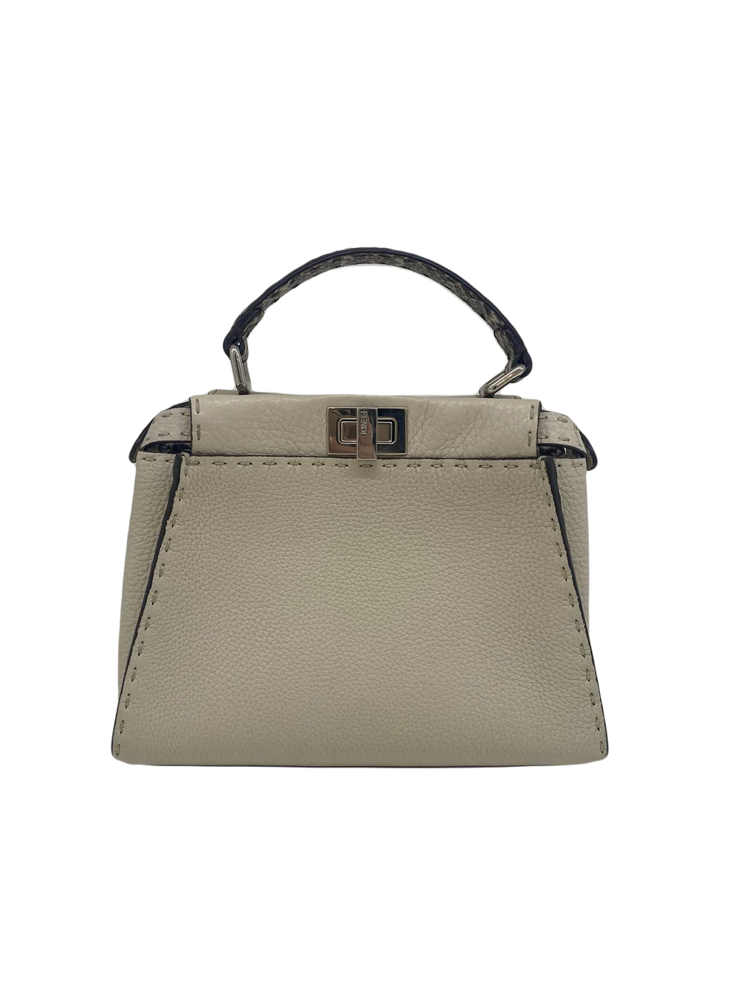 Fendi Peekaboo Cream with Snakeskin - SOLD