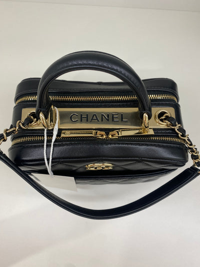 Chanel Trendy CC Bowling Bag Black GHW - SOLD
