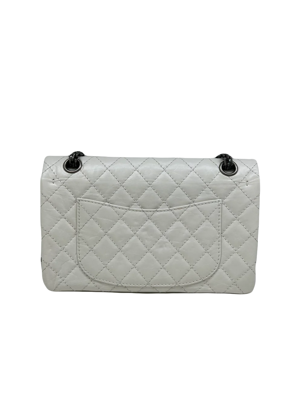 Chanel 2.55 Reissue Small - White Ruthenium Hardware - SOLD